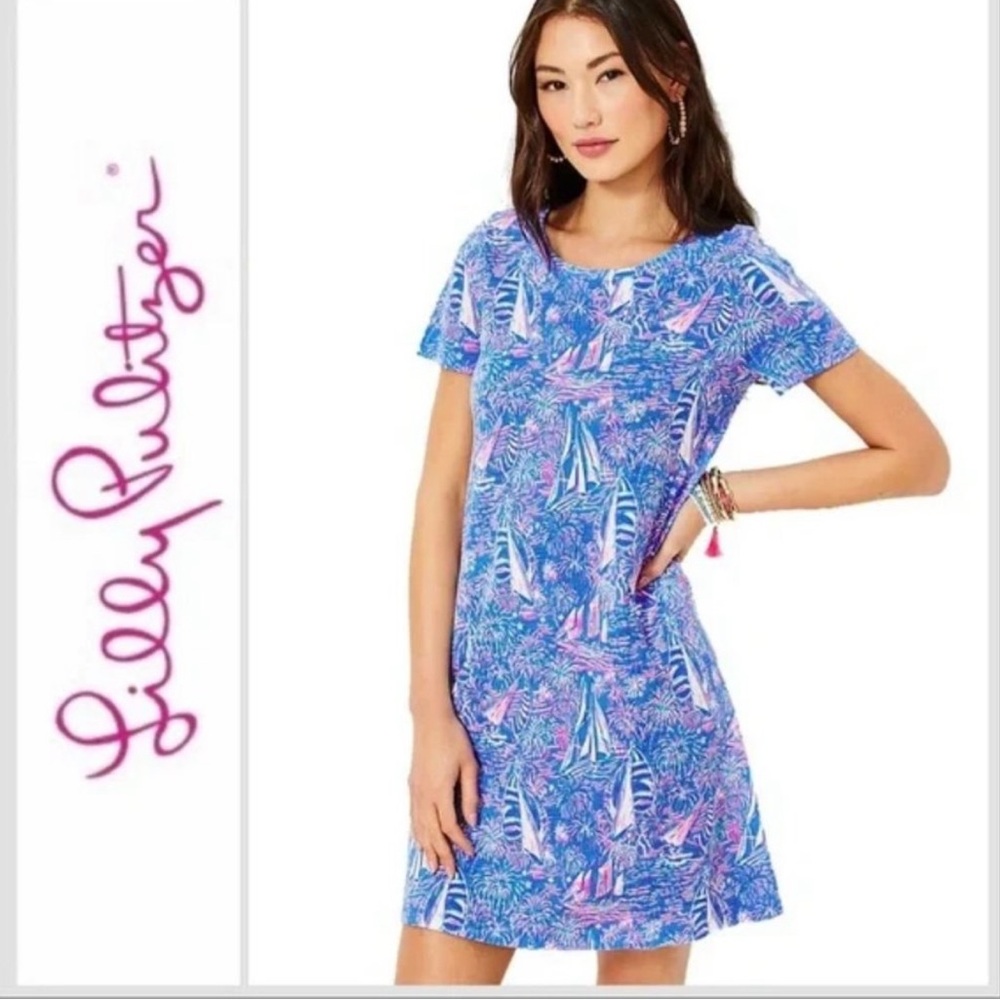 Lilly Pulitzer Cody T-shirt dress in It’s a sail-a-bration Boca Blues